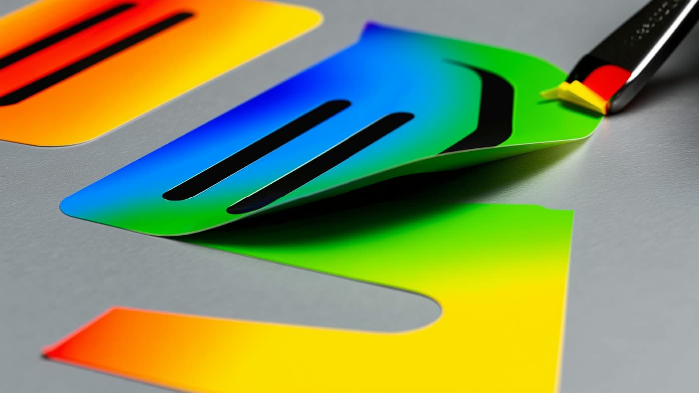 Die-Cut Stickers — large-format print work