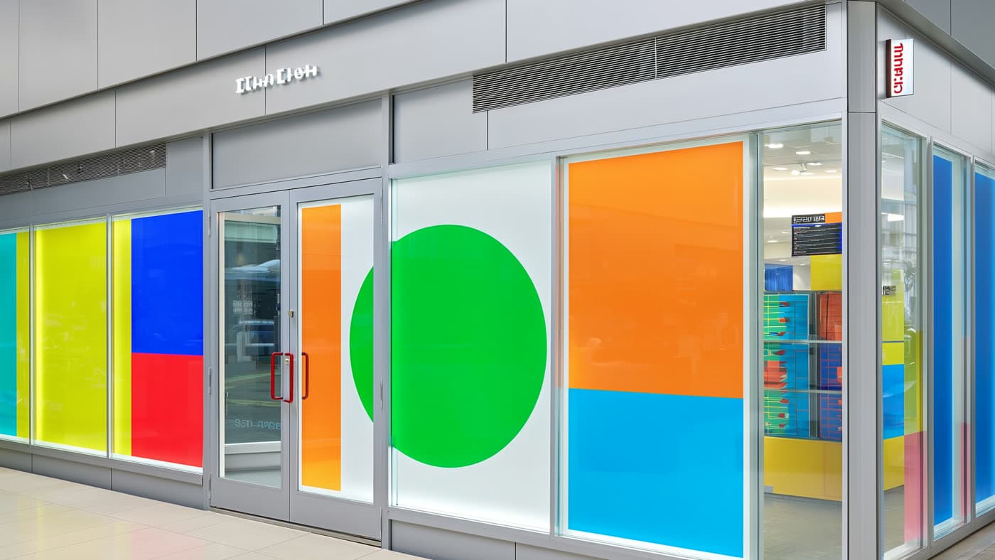 Retail Window Graphics — large-format print work