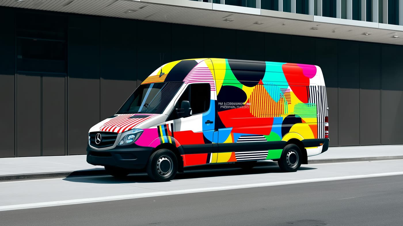 Fleet Vehicle Wrap — large-format print work